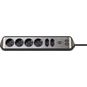 Product image 1 of the product “Brennenstuhl 1153590610 Tischsteckdose silver, black Schutzkontakt 1 pc(s) ”