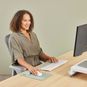 Product image 7 of the product “Fellowes Wrist Rest Breyta Palm Rest with Antibacterial Protection Ergonomic Wrist Support Sage ”