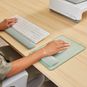 Product image 10 of the product “Fellowes Wrist Rest Breyta Palm Rest with Antibacterial Protection Ergonomic Wrist Support Sage ”