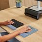 Product image 5 of the product “Fellowes Keyboard Wrist Rest Breyta Compact Keyboard Wrist Support with Antibacterial Protection Ergonomic Wrist Support Marine ”