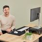 Product image 4 of the product “Fellowes Keyboard Wrist Rest Breyta Keyboard Wrist Support with Antibacterial Protection Ergonomic Wrist Support Black ”