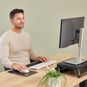 Product image 6 of the product “Fellowes Keyboard Wrist Rest Breyta Keyboard Wrist Support with Antibacterial Protection Ergonomic Wrist Support Black ”